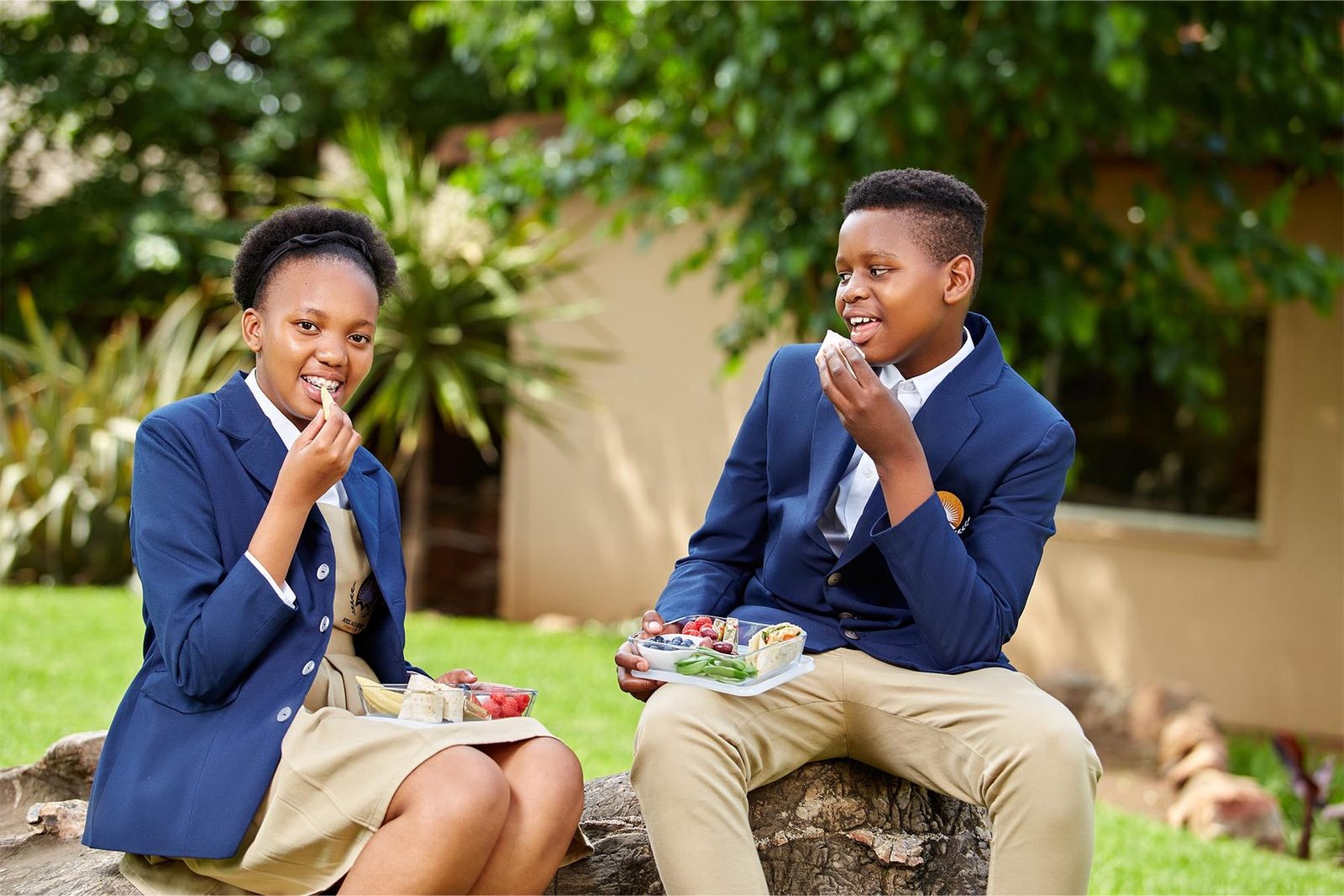 Students wearing Soul Leadership Academy uniform